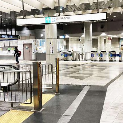 JR神戸駅から地下鉄海岸線 ハーバーランド駅への乗り換え方法