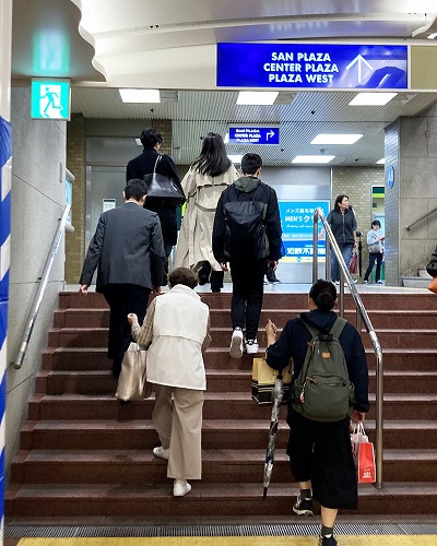 JR三ノ宮駅からメリケンパークへの徒歩での行き方
