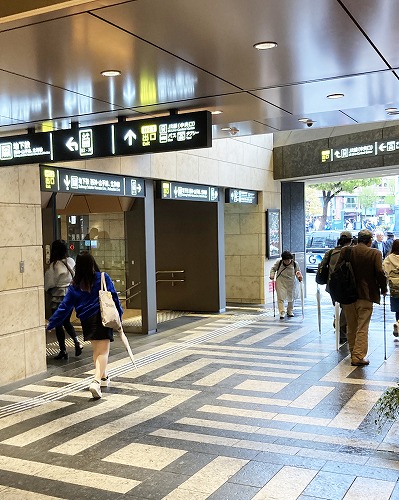 JR三ノ宮駅から地下鉄西神・山手線 三宮駅への乗り換え方法