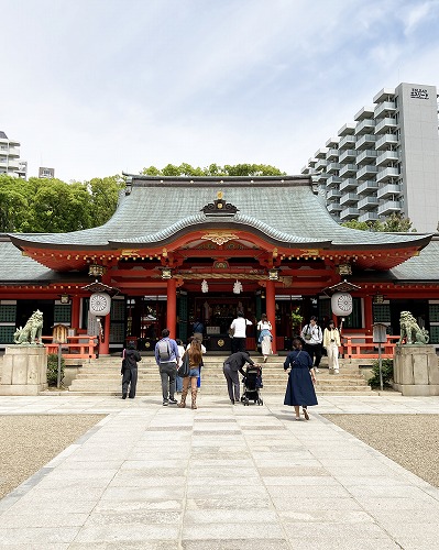 阪神 神戸三宮駅から「生田神社」への行き方