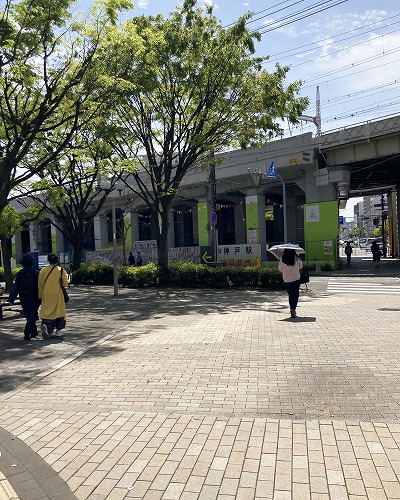 JR三ノ宮駅からJR神戸駅への徒歩での行き方