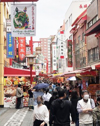 JR三ノ宮駅から南京町への徒歩での行き方