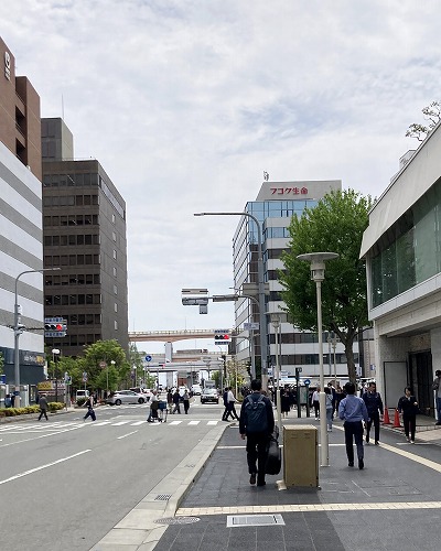 JR三ノ宮駅からメリケンパークへの徒歩での行き方