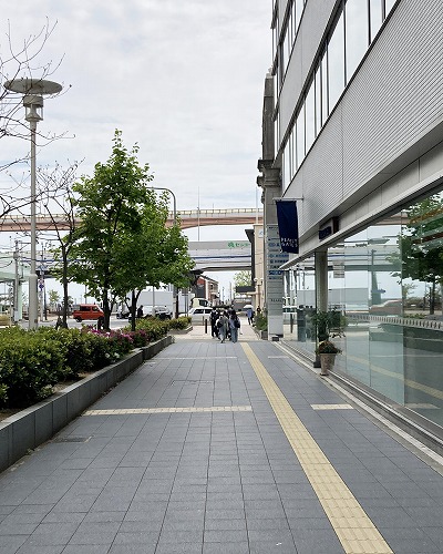 JR三ノ宮駅からメリケンパークへの徒歩での行き方