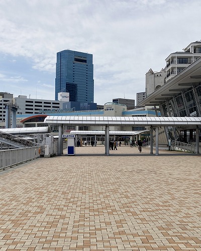 JR三ノ宮駅から神戸ハーバーランドへの徒歩での行き方