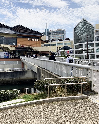 JR三ノ宮駅から神戸ハーバーランドへの徒歩での行き方