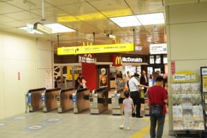 JR京都駅「八条東口」改札