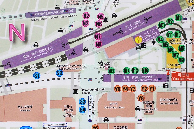 阪神神戸三宮駅 わかりやすい構内図を作成 待ち合わせ場所2ヶ所も詳説 ウェルの雑記ブログ