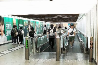 阪急大阪梅田駅から地下鉄東梅田駅（谷町線）への道順