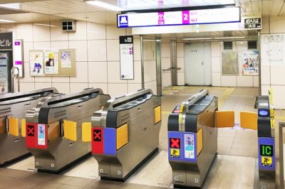 JR大阪駅「御堂筋口」改札から地下鉄東梅田駅（谷町線）への道順