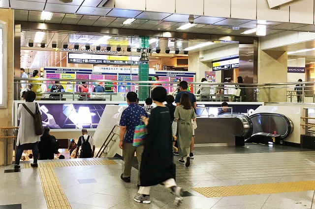 JR大阪駅からJR東西線北新地駅への乗り換え方法