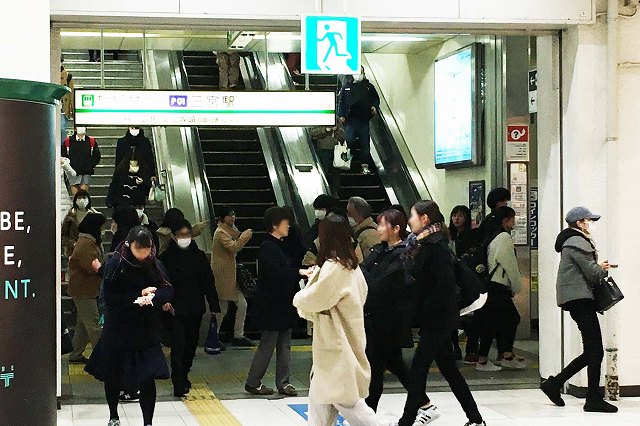 JR三ノ宮駅から「三宮オーパ2」への道順