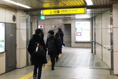 スタバ「なんば御堂筋グランドビル店」への道順