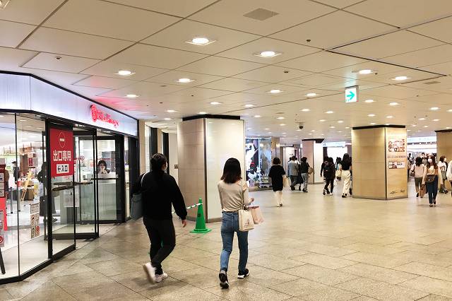 JR難波駅から、なんばシティへの行き方