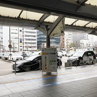 京都駅のタクシー乗り場