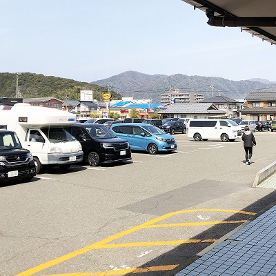 日本海さかな街の駐車場