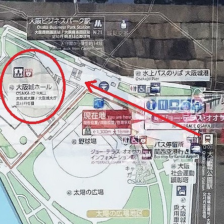 JR大阪城公園駅から大阪城ホールへの行き方は?