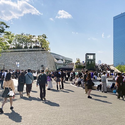 JR大阪城公園駅から大阪城ホールへの行き方は?