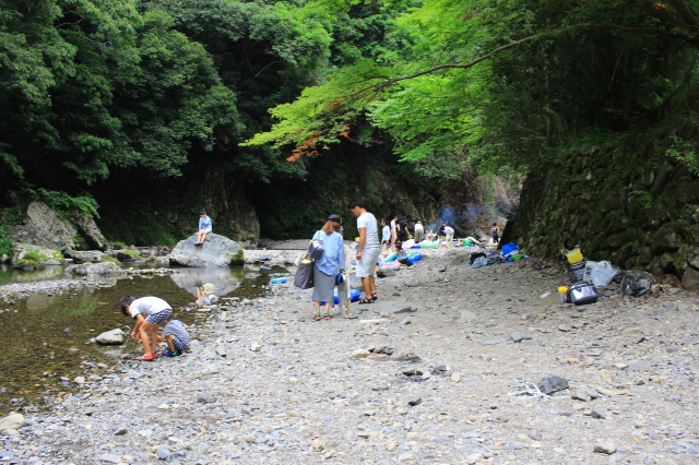 清滝｜無料で川遊び