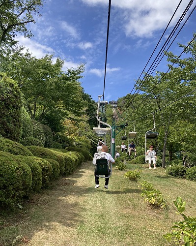 天橋立・傘松公園で絶景の「股のぞき」